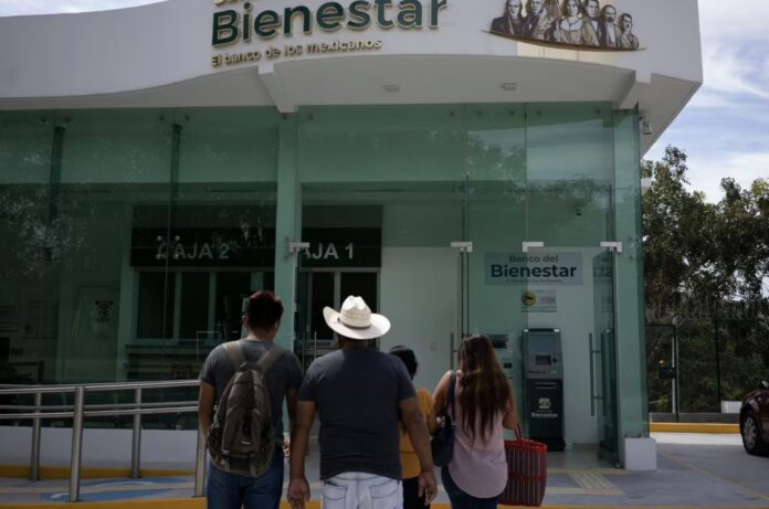 Una sucursal del Banco del Bienestar en el municipio de Tetecala, Morelos. MONICA GONZALEZ