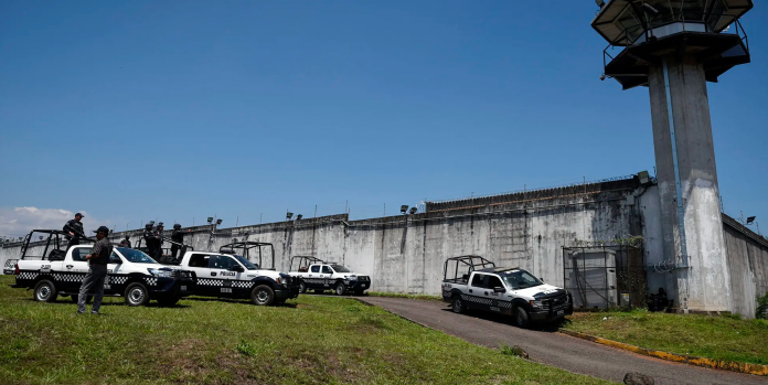 La entrada de la prisión de La Toma en Amatlán de los Reyes, Veracruz - Crédito Victoria Razo / Agence France-Presse - Getty Images